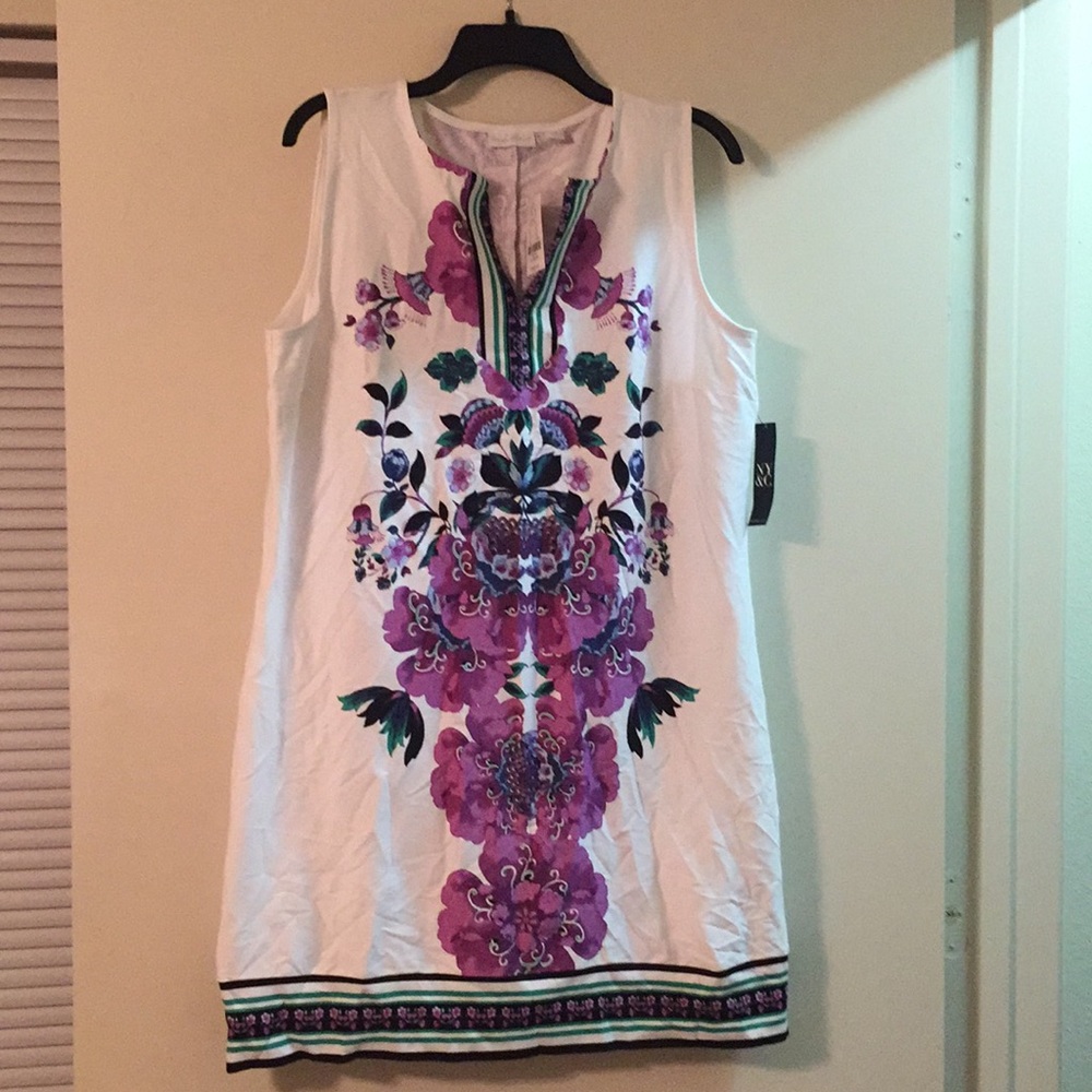 Floral shift dress